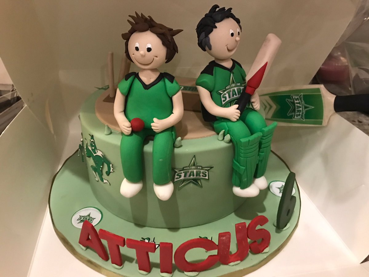 DavidHussey29's tweet photo. Everyone @StarsBBL wishes you a very Happy Bday Atticus! Your cake is amazing. https://t.co/nLFrI7mJZt