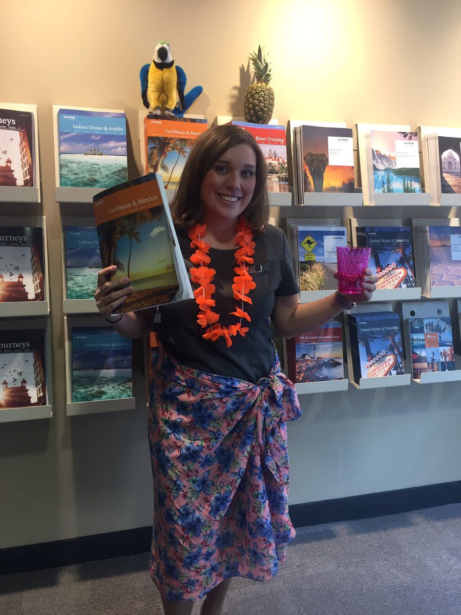 KuoniBristol's tweet photo. Who's ready to book their Caribbean holiday? Looks like Georgie certainly is!! #FreeFlightUpgrade @Degsycom @MattDobbs9 @KuoniTravelUK https://t.co/exQUvx3Wjd