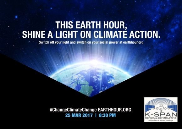KspanUae's tweet photo. Help Earth, Help Yourselves. Switch off for an hour,for mother nature.
#changeclimatechange #uae #earthhour2017 https://t.co/kyQh33kaLa