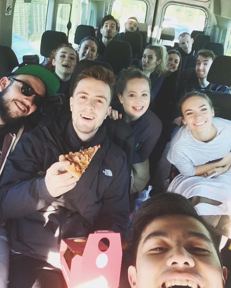 EdgeFWD3rdEdge's tweet photo. En route to #Udance2017 to perform 'Cold' by @JWiltonDance ✌🏼#EdgeFWD #3rdEdge #EHUdance #thelowry #pizza https://t.co/masMqk5LEe