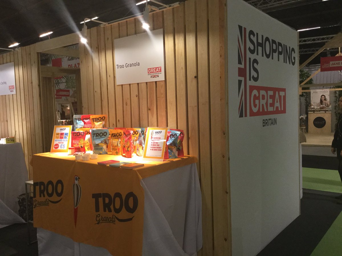 Day 2 in Ghent. Let's see if our @TrooGranola bags sell as amazingly as yesterday!   <a href="/tradegovuk_lse/">Dept. for International Trade - London & SouthEast</a>