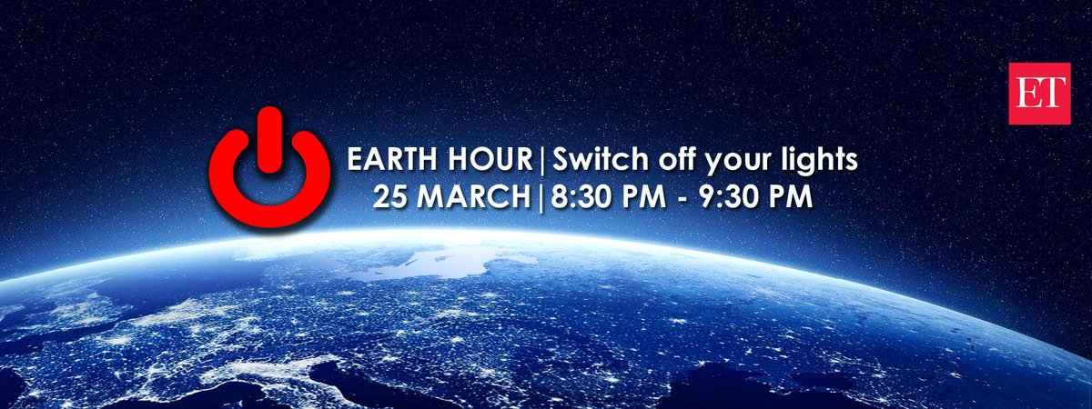 ETEnvironment's tweet photo. Join me in turning off your lights on 25 March at 8:30 PM local time: @UN SG @antonioguterres for #EarthHour
#SwitchOffIndia https://t.co/uJbAiQ2Wc2