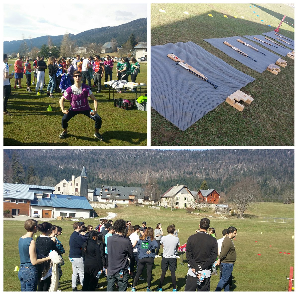 Début de l activité #biathlon #onvavoirquisontlesmeilleurs #jeunesentrepreneurs <a href="/AdrienDeslousP/">Adrien Deslous-Paoli</a> @GregorOZ nos 2 animateurs avec <a href="/VercorsA/">vercors aventure</a>