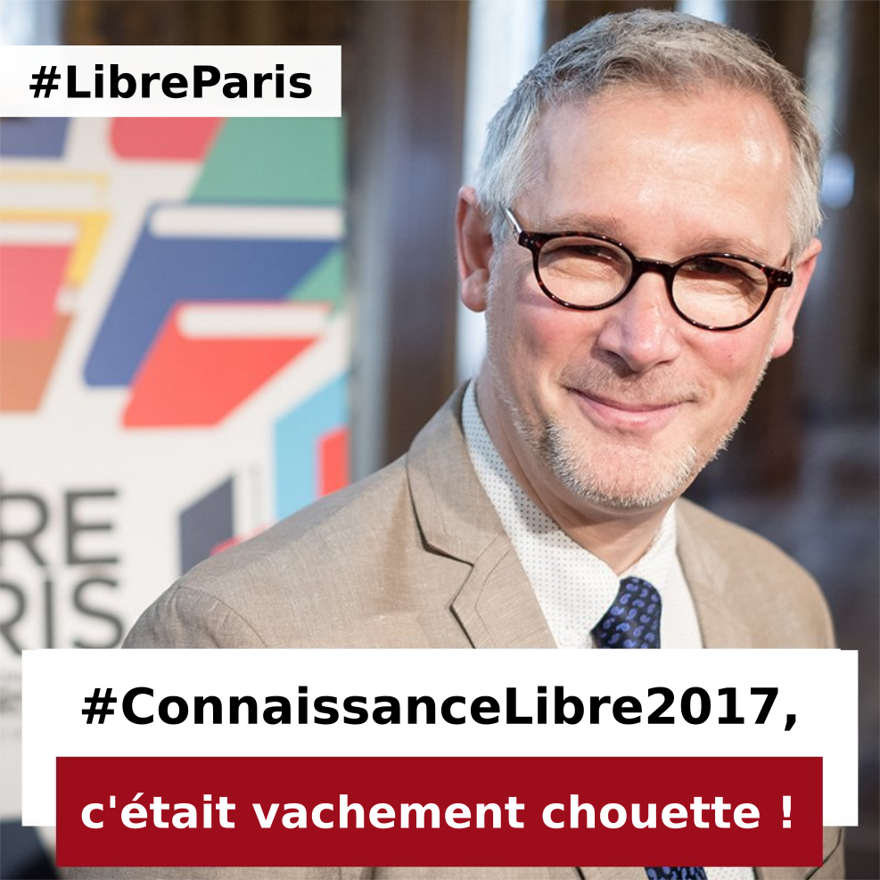 LibreParis_17's tweet photo. @BCazeneuve @AAzoulay, dommage que l'on ne vous ait pas croisé à l'expo de @PLCL2017! #Libreparis #connaissancelibre2017 #communs https://t.co/eSjA8qfDNm