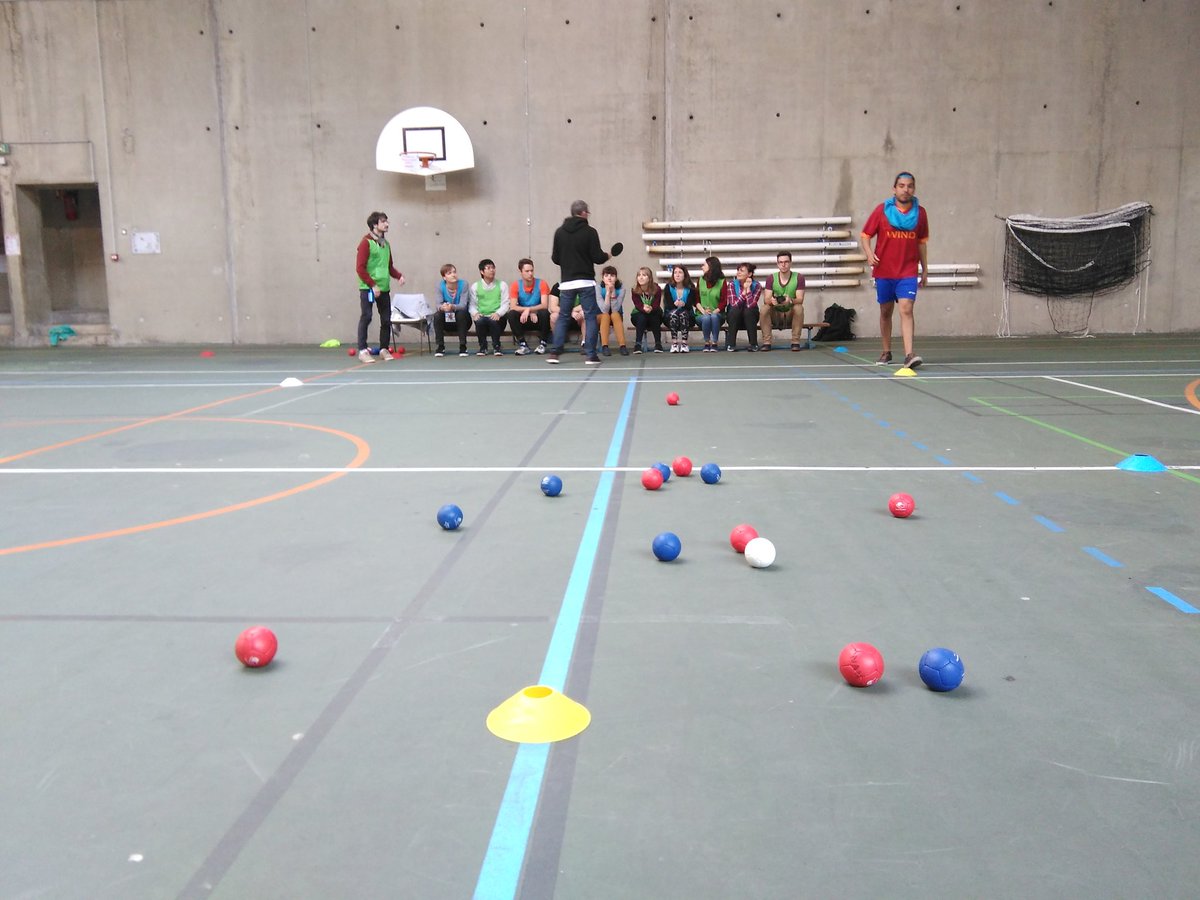 À Dinan les étudiants s'essaient à la Boccia ! #springbreizh2017 #exchangeability #thisisesn