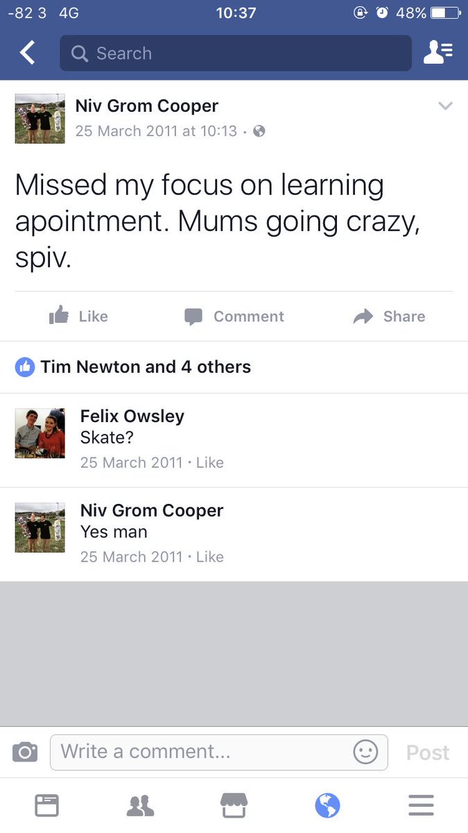 This near enough sums up my school career