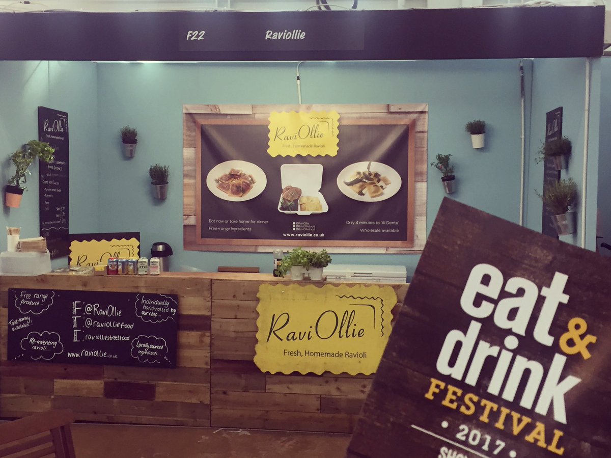 Day two <a href="/Eat_Drink_Fest/">Eat & Drink Festival</a>. It's a beautiful Saturday. Come find us! #london #food #freshravioli