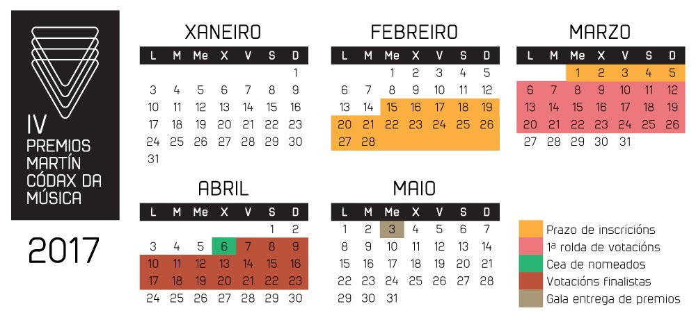 prmartincodax's tweet photo. Bos días, os socios de @Musicos_ao_Vivo xa só teñen dous días para completar as súas votacións nos IV @prmartincodax https://t.co/K4GpMqaGOm