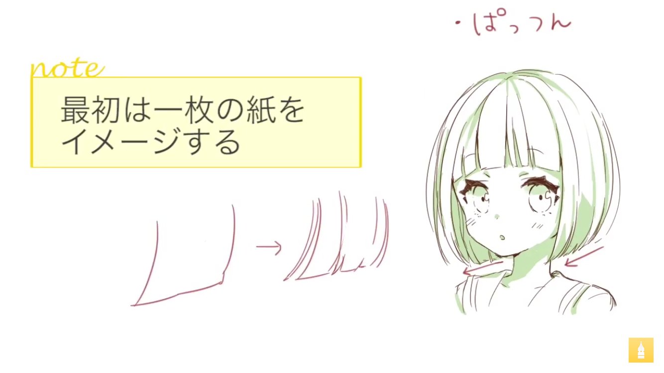 Twitter 上的 お絵かき講座パルミー 女の子の髪型はバリエーションが豊富 髪型の特徴っていまいち掴めていない そんな方はこの講座でさまざまな髪型を描く際のコツを理解して 髪にバリエーションを持たせましょう キャラの個性を演出する髪の描き