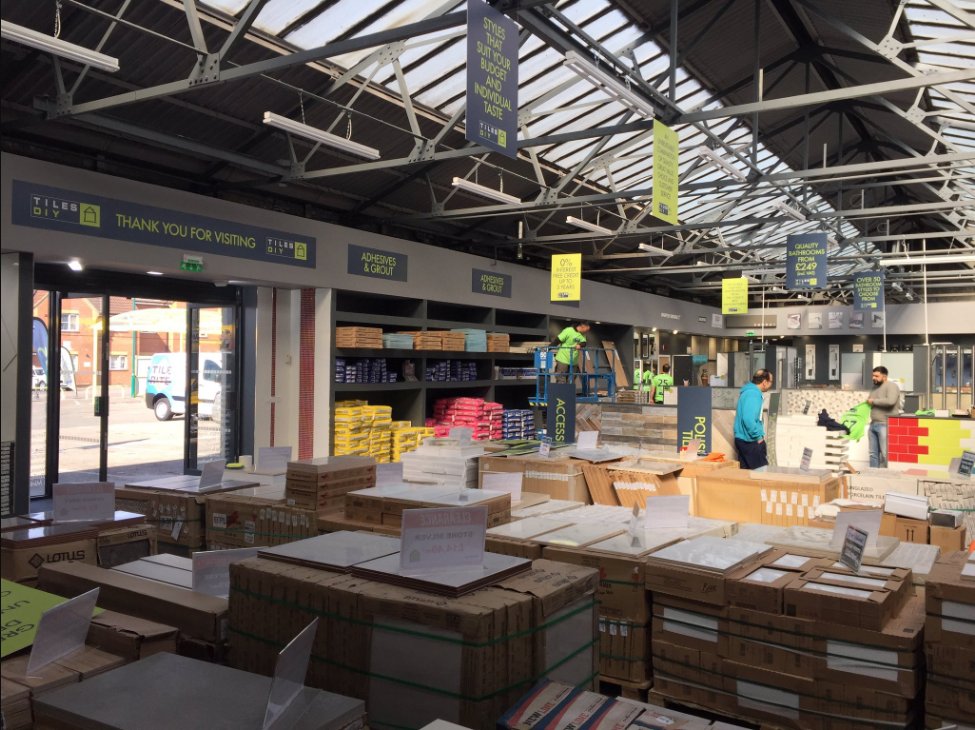 Here at #TilesDIY we are proud to present the grand opening of our brand new super store in #Ilford at 1pm! Come and see our stunning range!