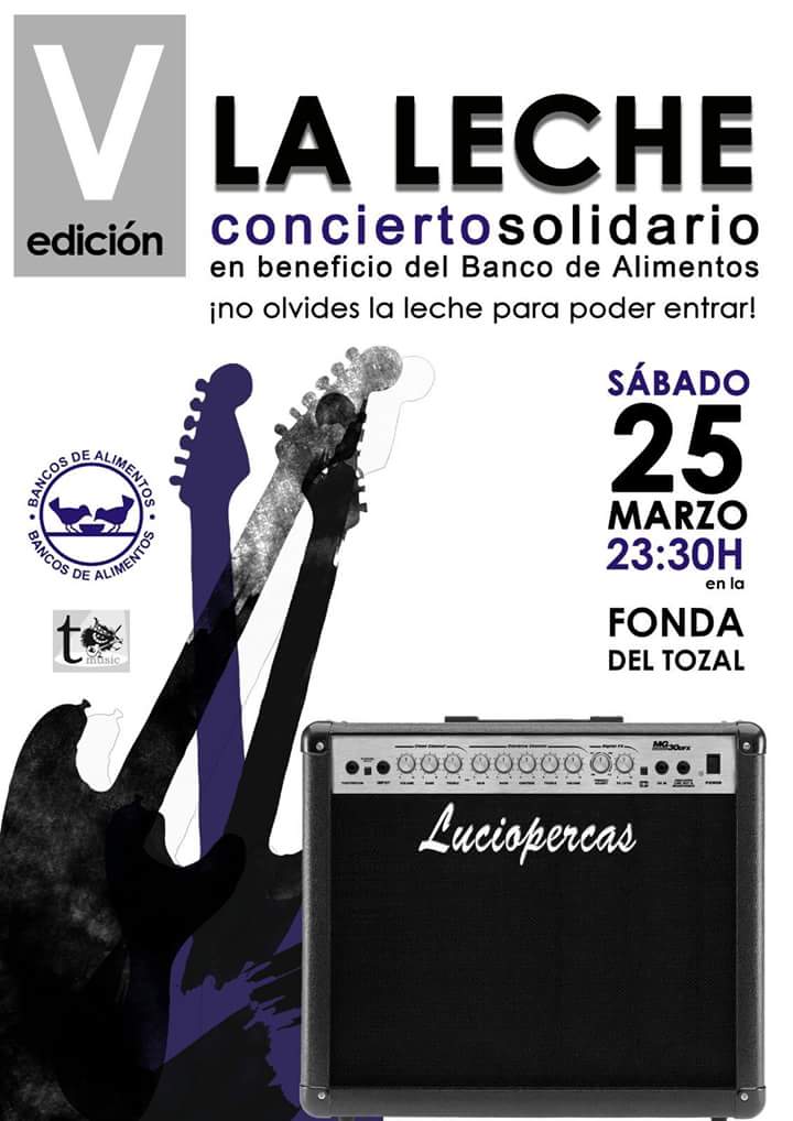 Concierto siempre divertido y además solidario. Este año que llevo la leche puesta no puedo ir :-D
#MusicaTeruel
