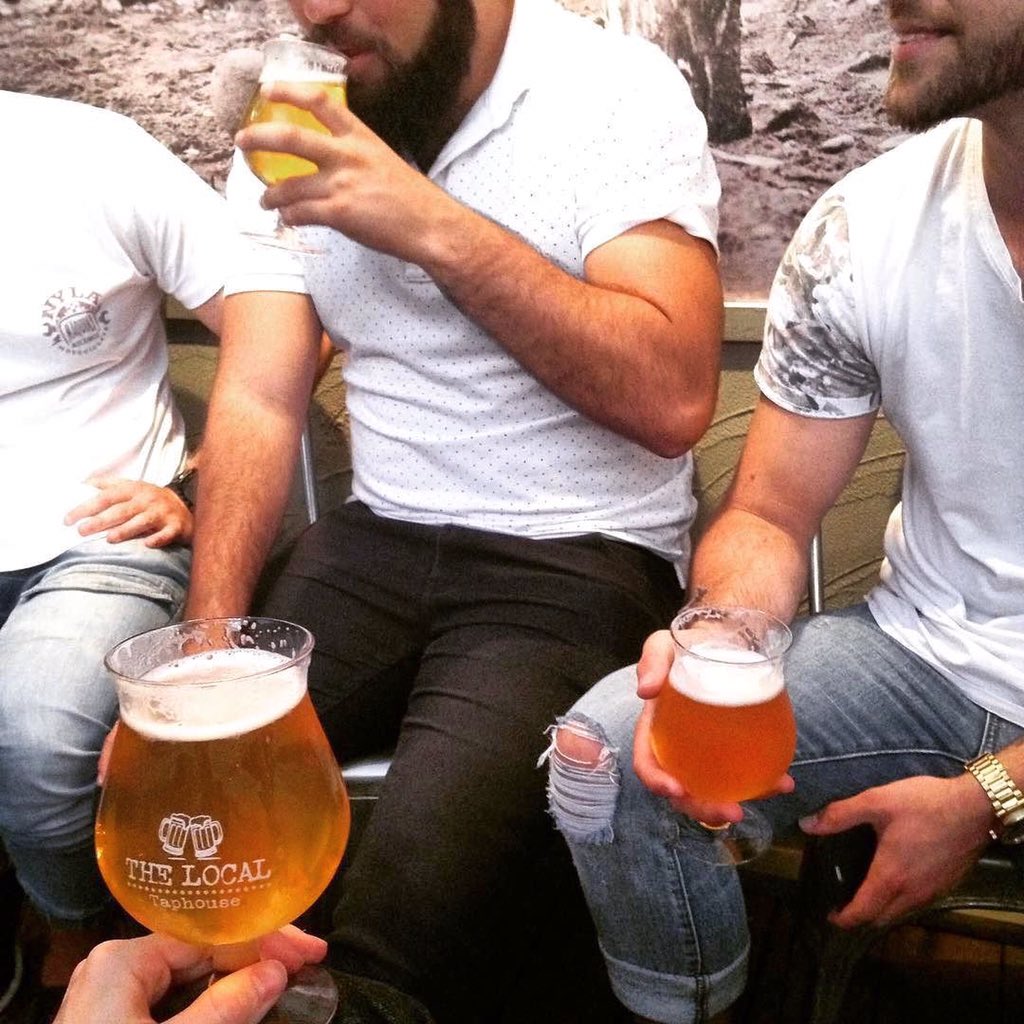 Evening beers on the rooftop 🍻
