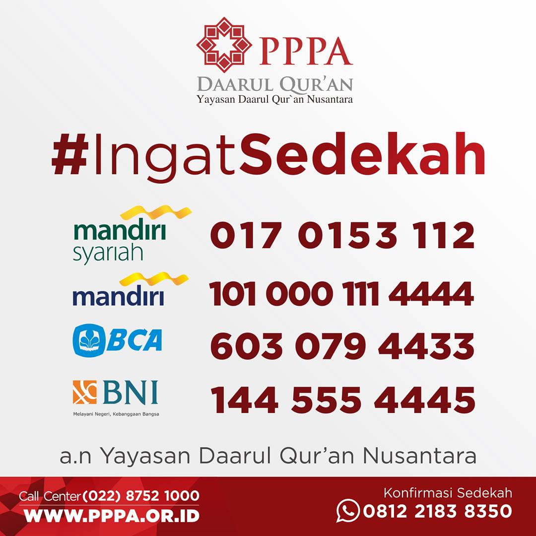DAQU_Bandung's tweet photo. Sudah Gajian?
Mau Liburan??

#IngatSedekah
Klik https://t.co/74SFAMAwHM

@Daarul_Quran https://t.co/ErskE8mzhO