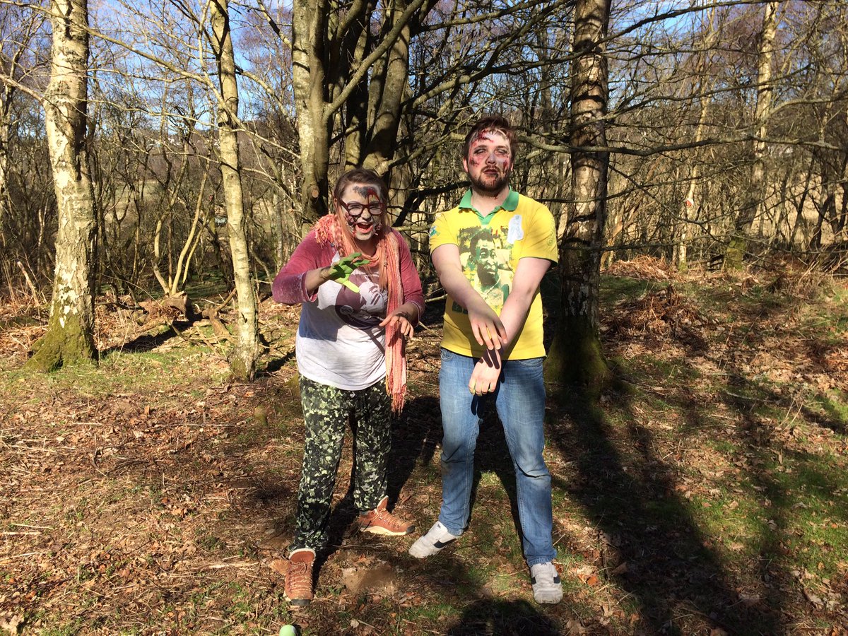 DrIronside's tweet photo. Zombietastic here @woods_escape @RGUEvents ! https://t.co/q9AodmOrtG