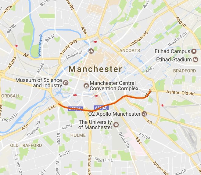 If you're heading here by car today, don't forget part of the Mancunian Way is closed. Don't want you missing the start of a good film/show.