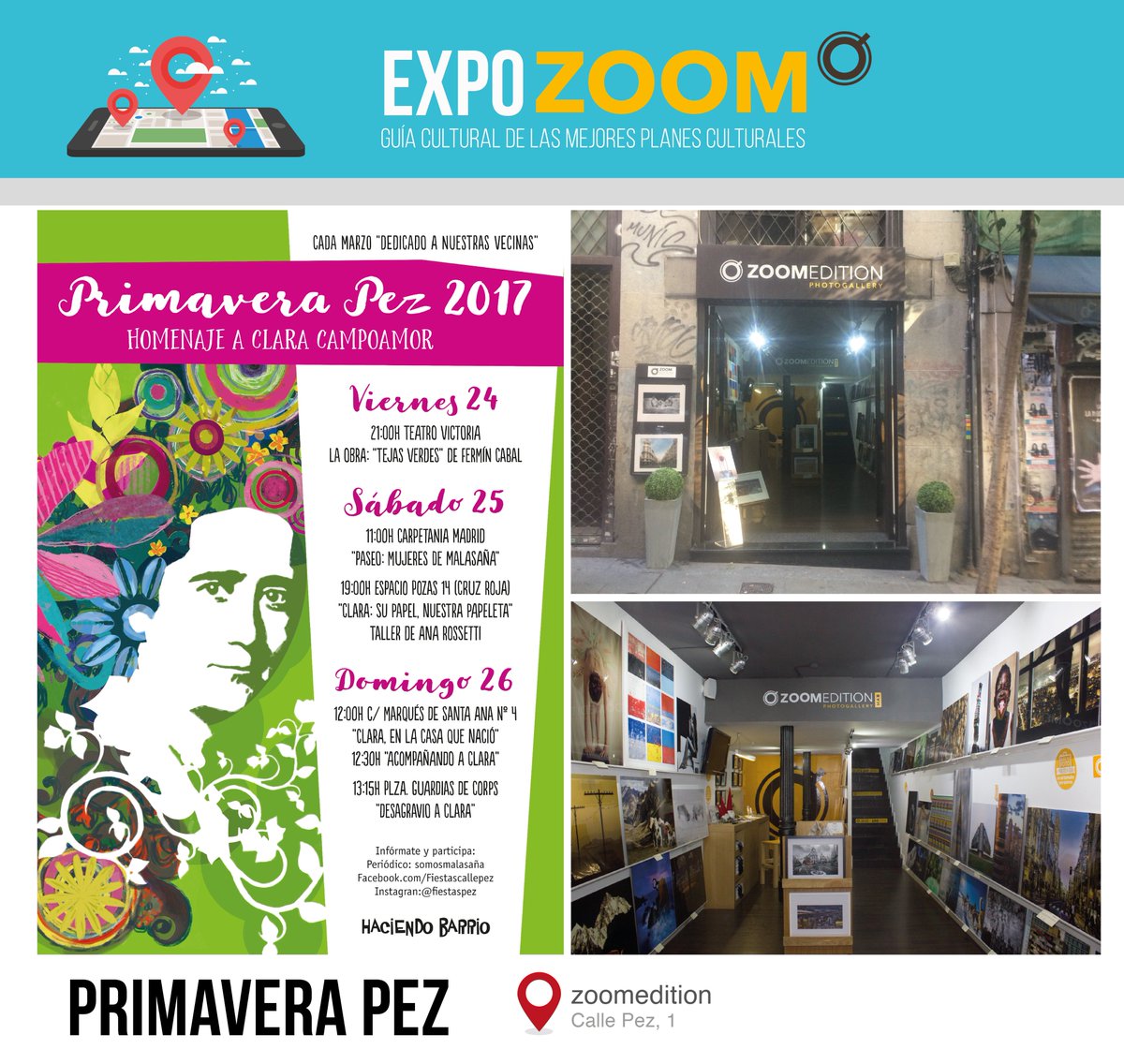 zoom_edition's tweet photo. No tienes plan para este #FelizSabado ??? #zoomedition tiene la solución #madrid #malasaña #primaverapez https://t.co/kEWIouAmTs