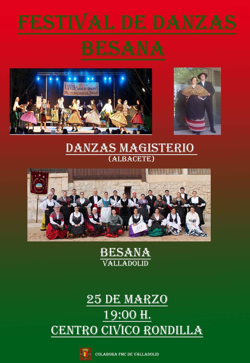 AyuntamientoVLL's tweet image. .@oscar_puente_ ha recibido al Grupo de Danzas @CYD_BESANA y al #GrupoMagisterio de #Albacete, que actúan está tarde (19h) en #CCRondilla 😉