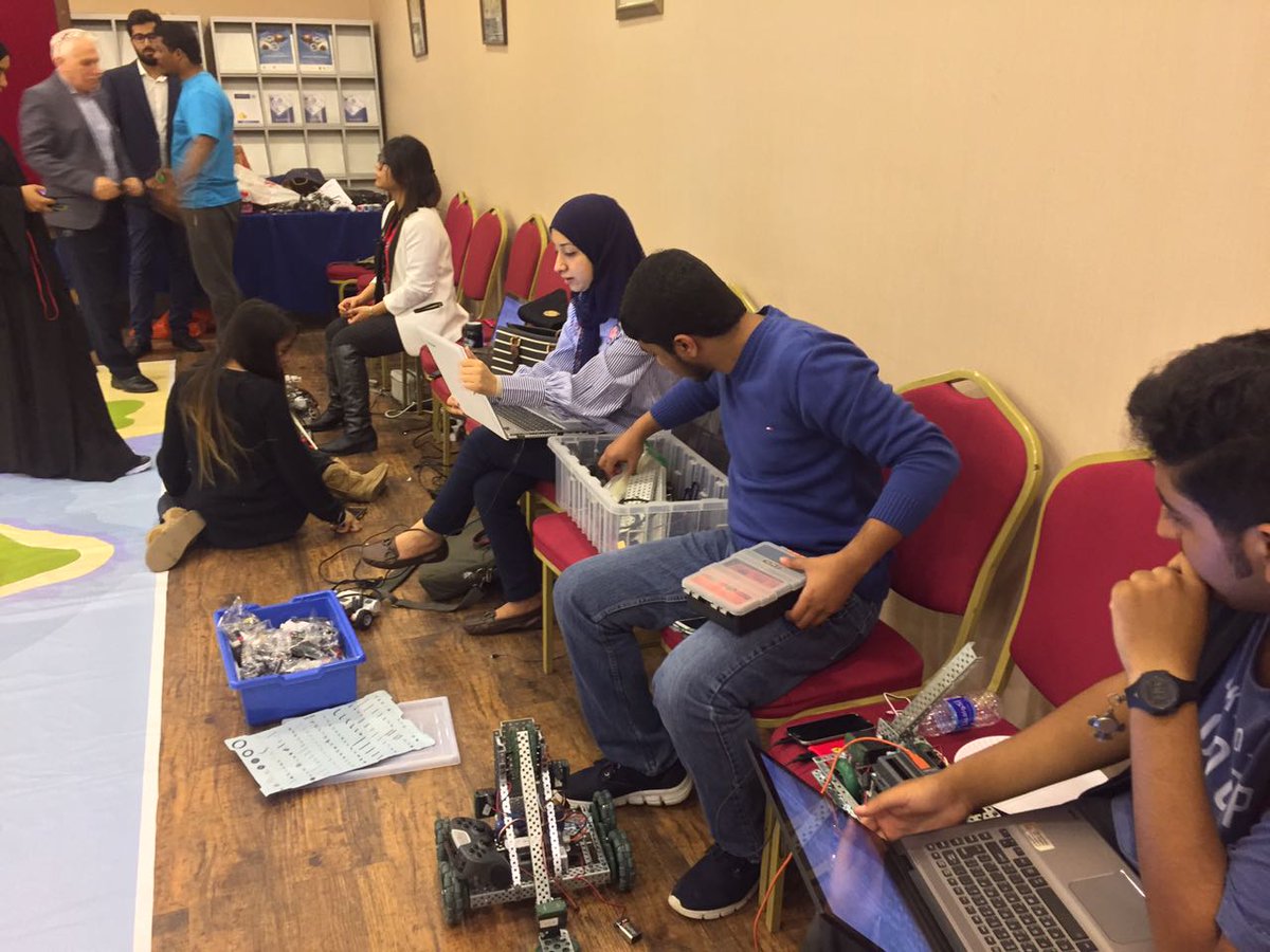 GCCRobo's tweet photo. Bahrain local round competitors are very strong! Good work, everyone! @Dr_E_Mattar @Iet_Kuwait @IETevents @IETrobotics #gccrobobahrain #robo https://t.co/7TSCR5X984