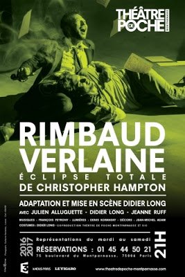 Théâtre : Rimbaud / Verlaine, éclipse totale - Avec Didier Long et Julien Alluguette - Théâtre de Poche Montparnasse
parisladouce.com/2017/01/theatr…