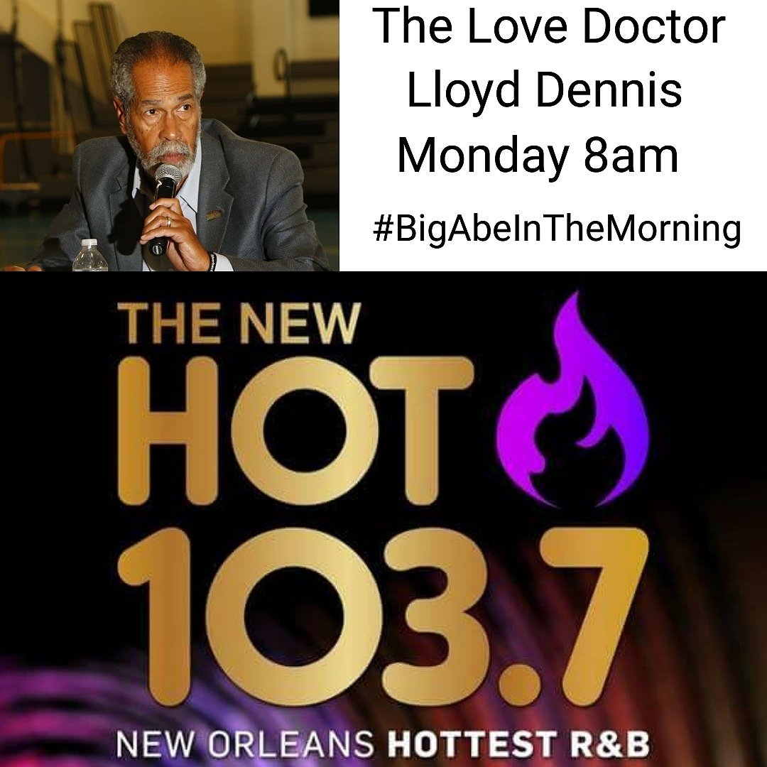 djbigabe's tweet photo. #RelationshipsMatter The Love Doctor @headsilverback Monday morning #BackOnBubble #BigAbeInTheMorning @hot1037nola https://t.co/cgxbbqvsVG