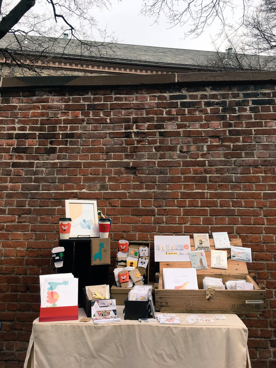 #NYC celebrates #birthday cards and more for sale at the NoLiTa market in #Soho. Come and say hi at prince/Mulberry st.☀️
