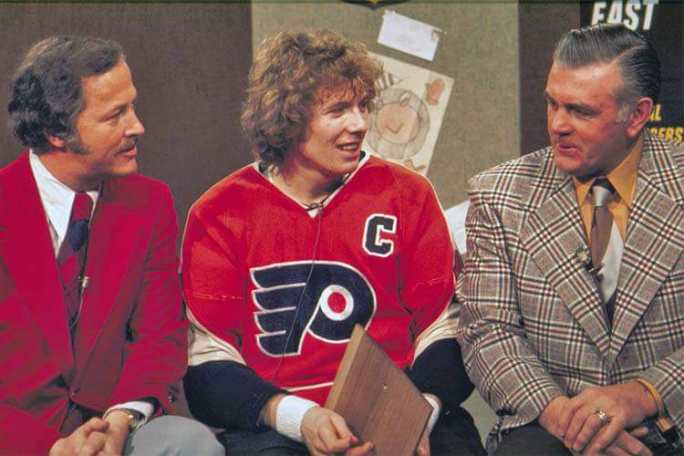 “From the vault - Bobby Clarke of the @NHLFlyers joins Rocket Richard and B...