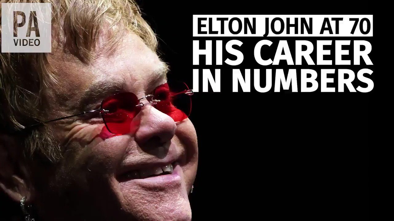 Happy 70th Birthday to Elton John! Here\s a quick look back at his remarkable career. 