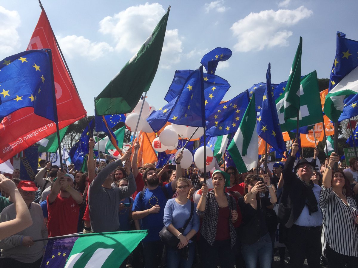 La piazza. #MarchForEurope2017 #RomaUE2017 #EU60