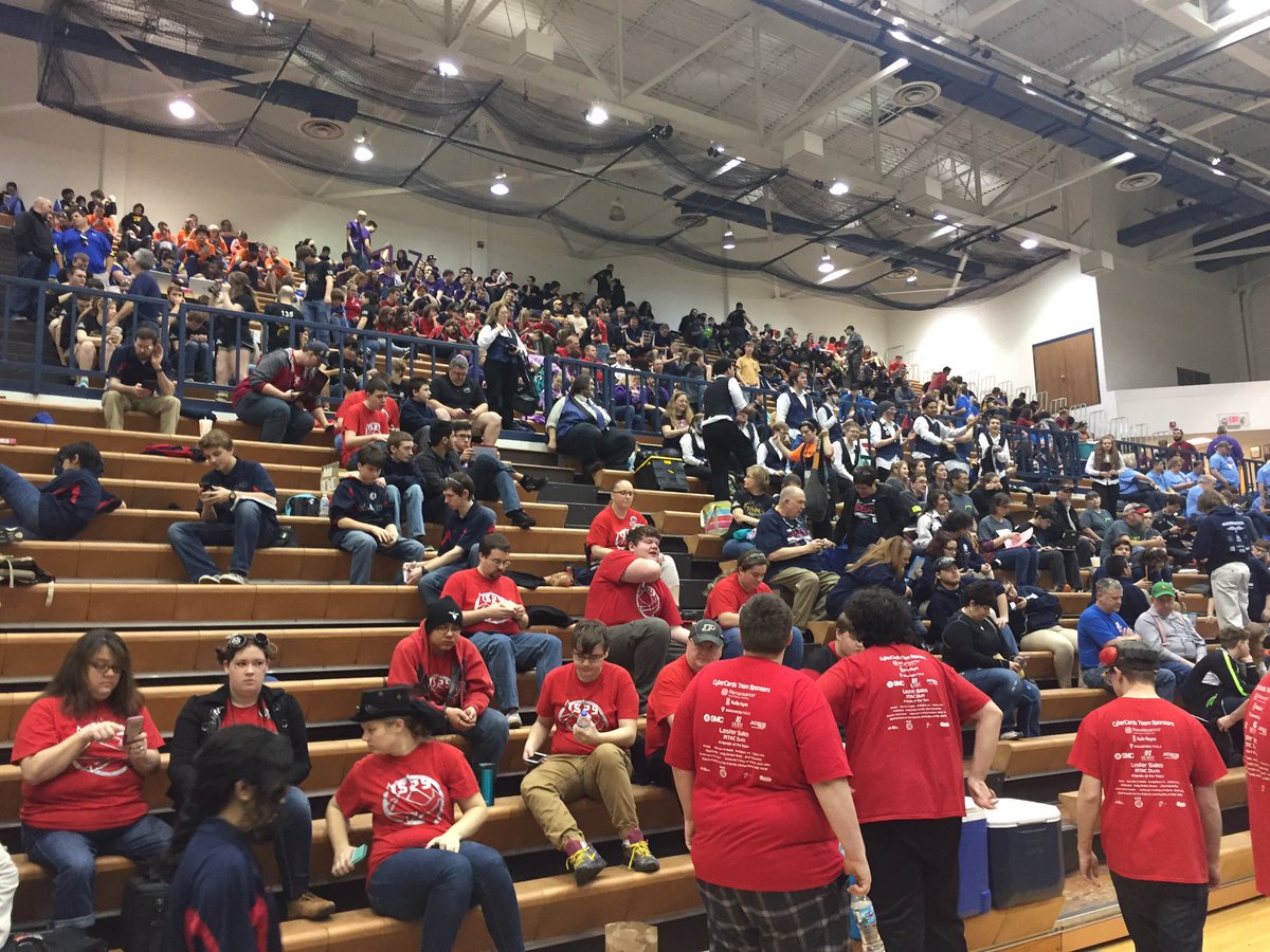 emilyapace's tweet photo. These HS robotics teams are amazing. You should check out the competition at Perry Meridian today until 5p. @IndianaFIRST @rtv6 #Engineering https://t.co/Y4eAd8nZSA