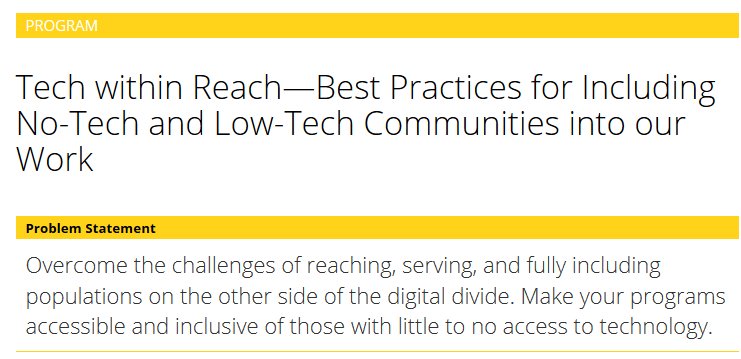 kushaanshah's tweet photo. At #17NTC today? Come by Maryland B at 10:30 for session featuring non-profits tackling #digitaldivide and managing digital inclusion. https://t.co/mmY6Lkneh0