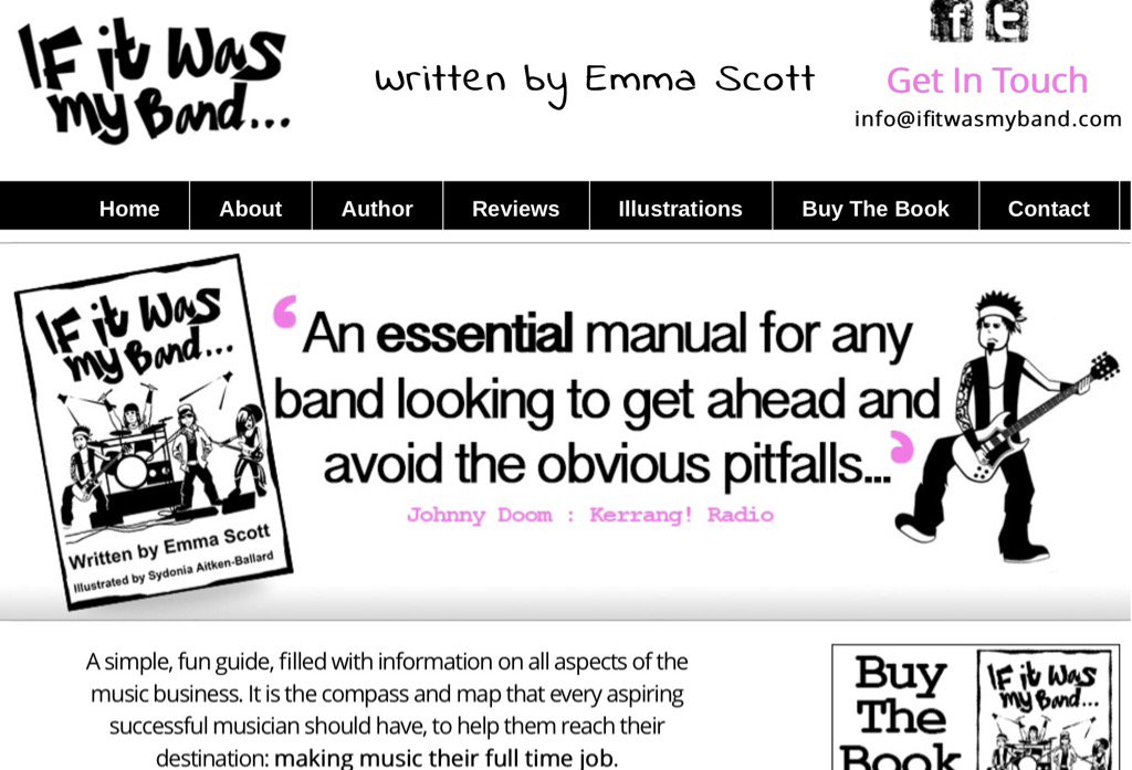 I love the <a href="/johnnydoom/">Johnny Doom</a> quote for the <a href="/ifitwasmyband/">Ifitwasmyband</a> book. If Johnny likes it, you should have a gander!!