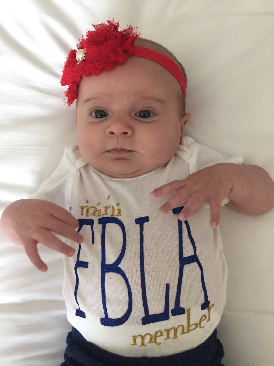 CarrieHayford's tweet photo. @FloridaFBLA_PBL meet the newest member of the Mini-Level #minimember #flfbla #babysfirstSLC https://t.co/57tdr5RxZE