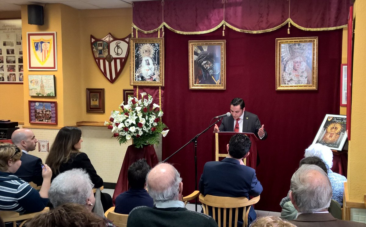 PSAlrelente's tweet photo. Magnífico Pregón de Fran Ávila en el que #Triana visitó #AlRelente https://t.co/eissNv24rb
