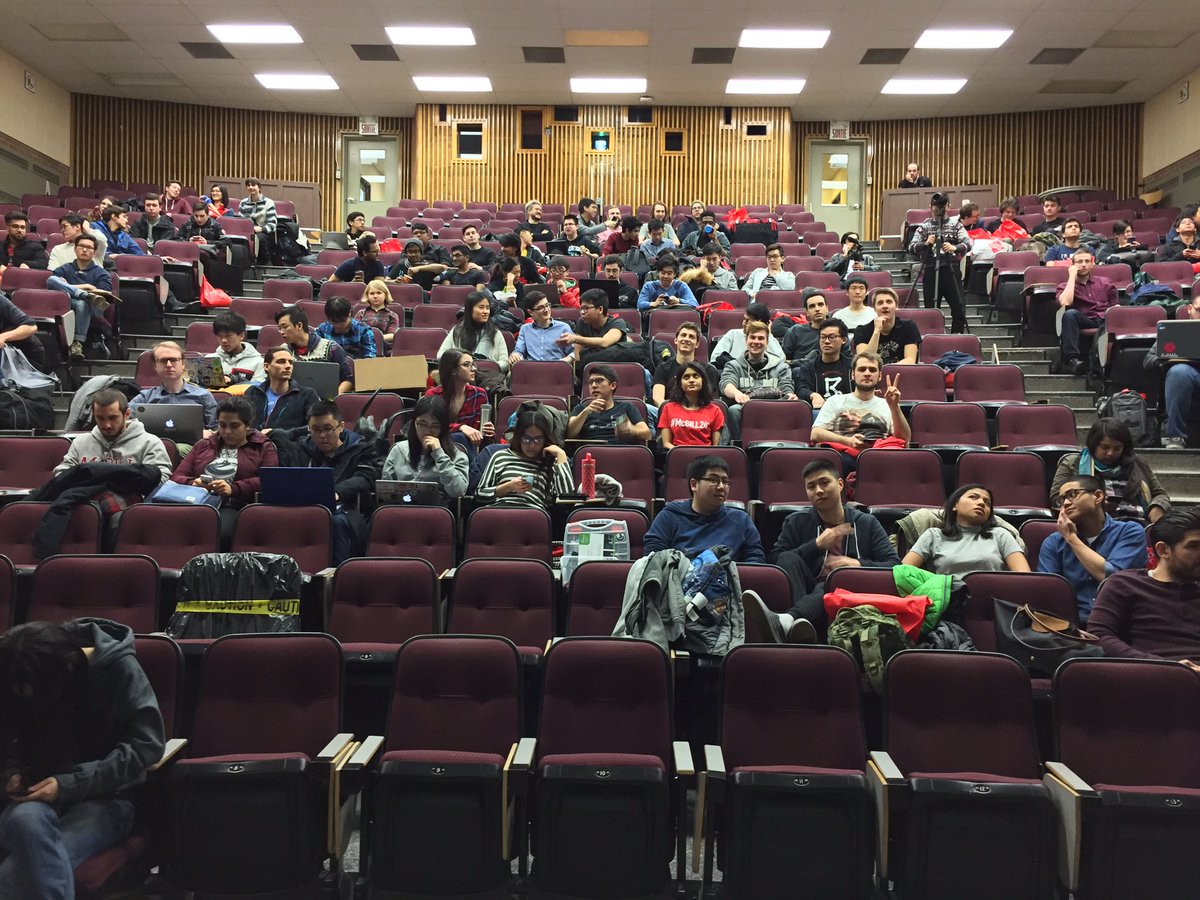 MLHacks's tweet photo. Getting everything started this morning at #RoboHacks! https://t.co/FRlQIDHRF4