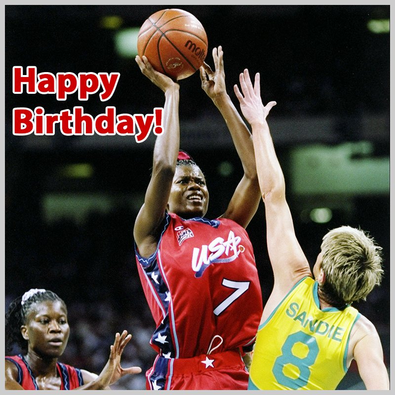 Happy birthday, Sheryl Swoopes    