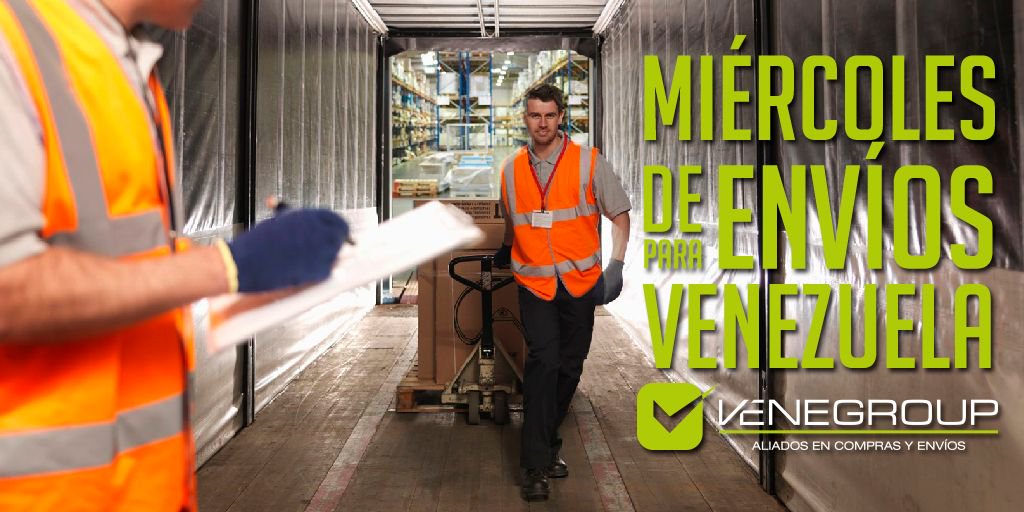 Venegroup's tweet photo. Envíos aéreos dos veces por semana desde #USA a #Venezuela. Somos tu aliado en #comras y #envios https://t.co/f61u6T0R4p