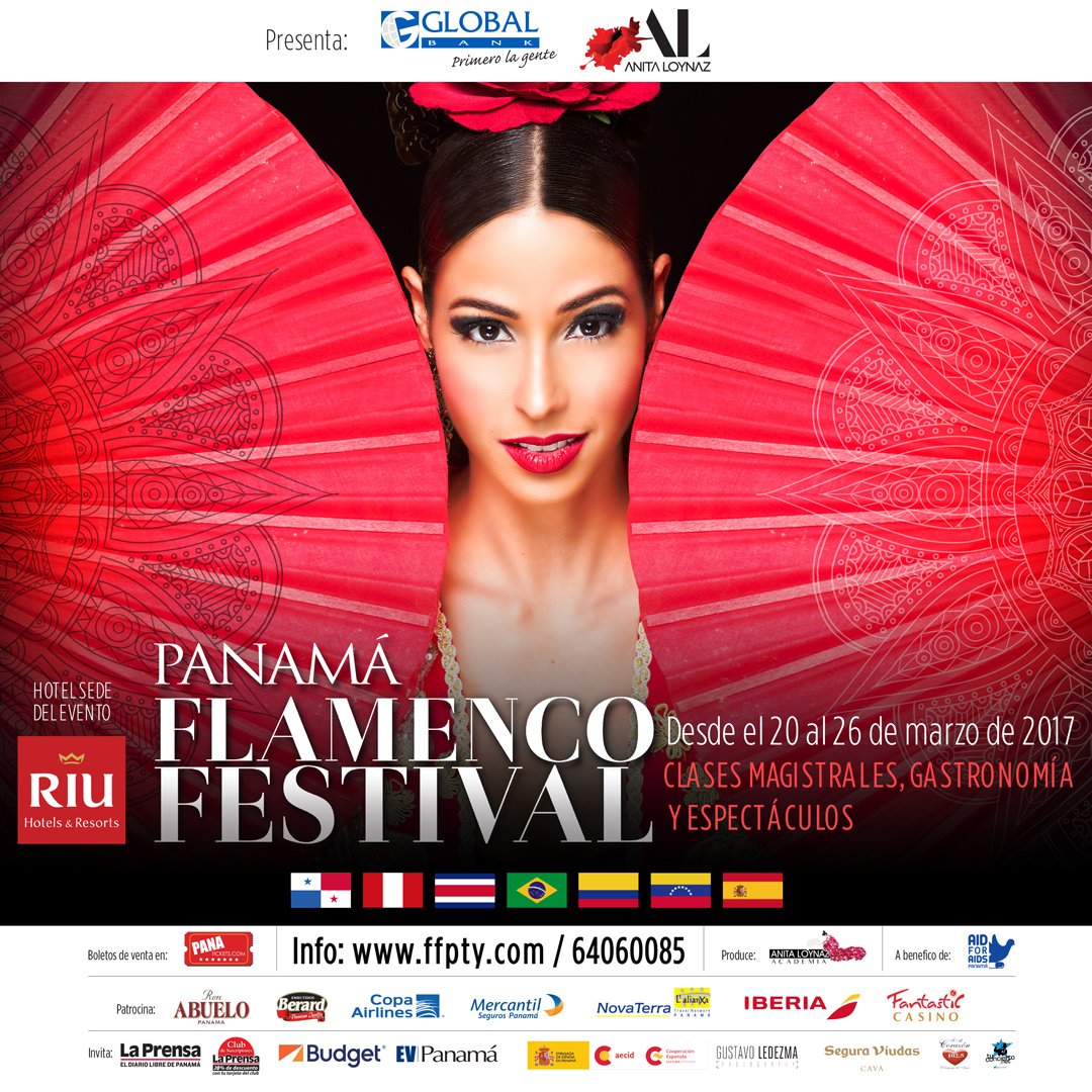 ElVenezolanoP's tweet photo. Desde el 20 al 26 de marzo el #FLAMENCO toma #Panamá. 4ta.edición de Panamá Flamenco Festival #FFPTY @gaitanbros @anitaloynaz @Panatickets https://t.co/xogVfdO4uK