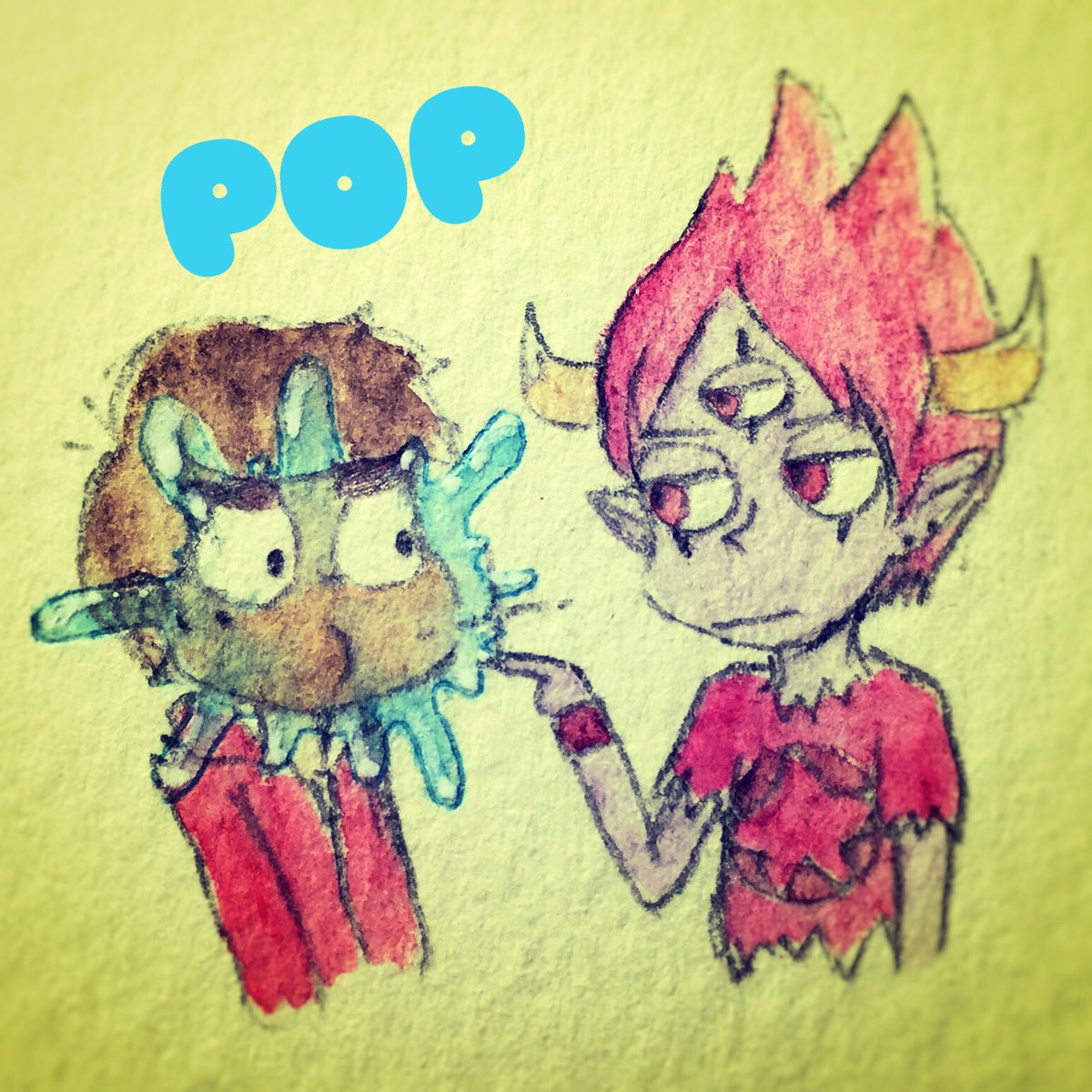 nappaint's tweet photo. Tomarco にガムをあげる #StarVsTheForcesOfEvil #スターバタフライ #tomarco https://t.co/TwQGLN6rBp