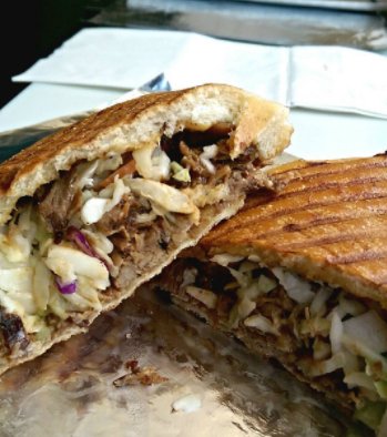 GrabbMobile's tweet photo. The Tuscan - Grilled panini with jerk pork and homemade coleslaw from @rastapastaTO #WithGrabb | π·: @EpicuristCA https://t.co/fWIe3OwHuo