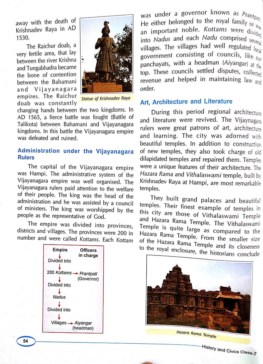 amitsurg's tweet photo. They've actually included three full pages on the 250 year long Vijayanagar empire. (Mughal rule was shorter but gets almost the full book). https://t.co/WUqXYf7cVE