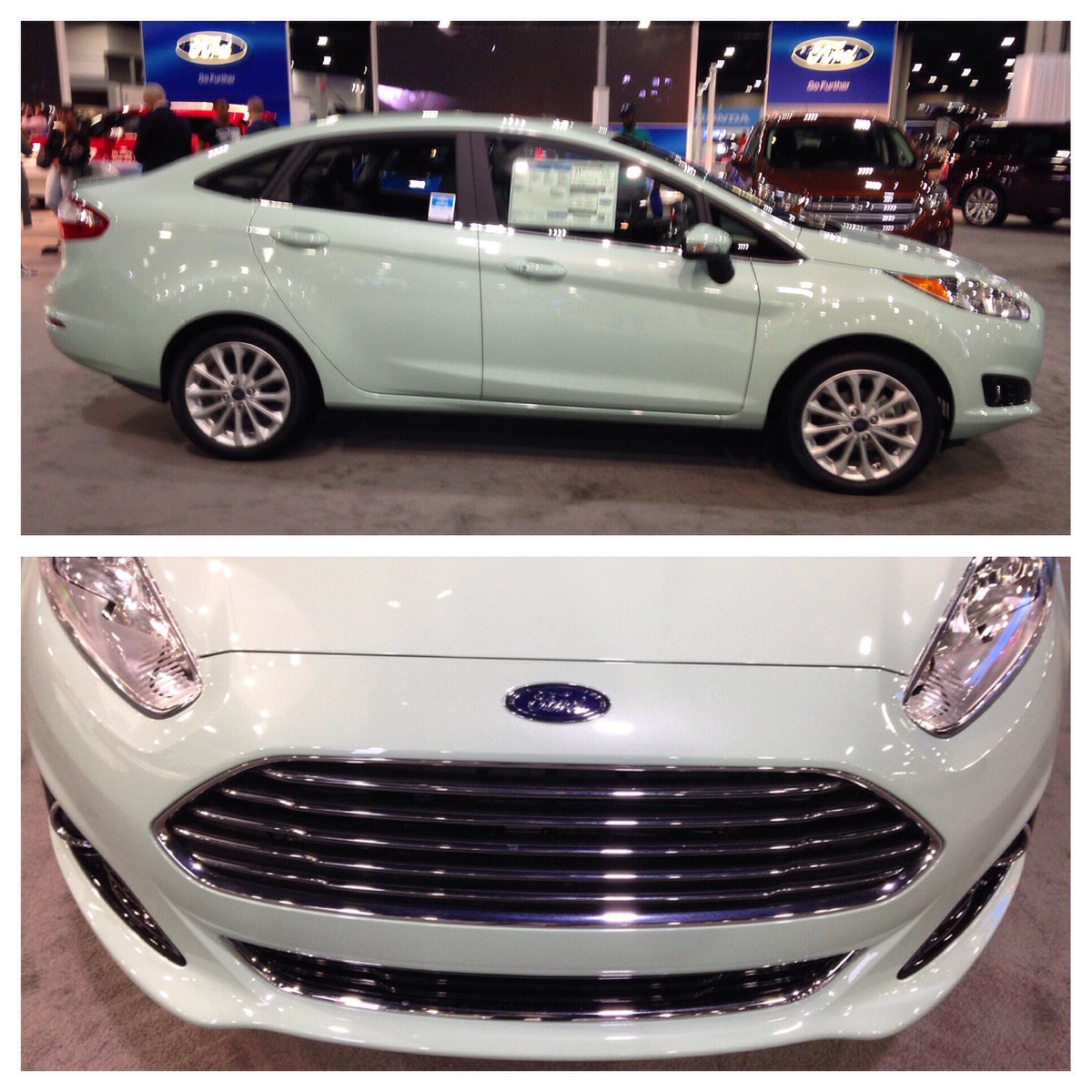 Ford_AudreyY's tweet photo. This Bohai Bay #Mint, #Titanium #Ford #Fiesta is ready for #spring @ATLAUTOSHOW It gets 37 highway and has many driver assist features! https://t.co/3wVCFqc1UN
