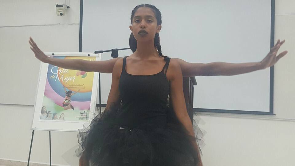 MariaElisaPe's tweet photo. Mañana en San Pedro de Macorís, RD. Interpretando teatralmente un poema de Carmen Villafana y Denisse Español #gritodemujer https://t.co/LuR7J3Jn7k