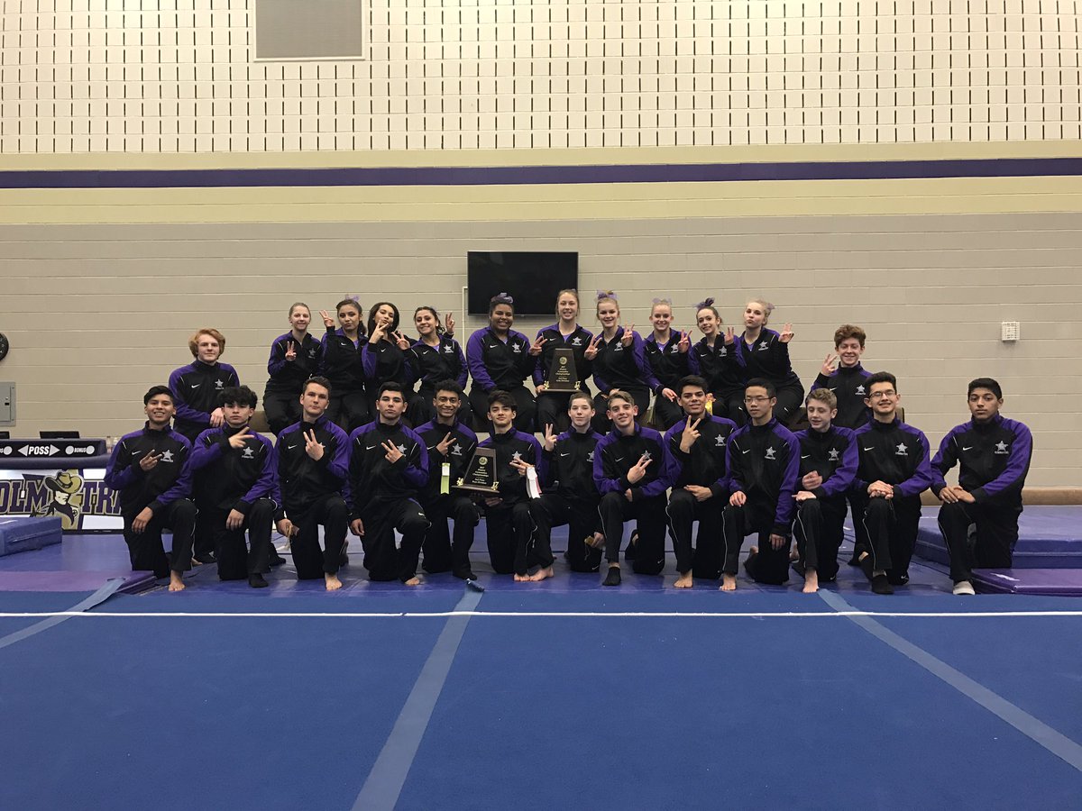 Varmit88's tweet photo. Ranger Gymnastics Boys &amp; Girls Teams each bring home 2nd Place in District Championships. #emsisdathletics https://t.co/Zpa3vssgVF