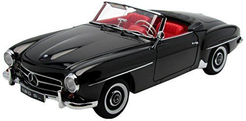 MERCEDES-BENZ 190SL SCHWARZ (BLACK) AutoArt 1:18 buff.ly/2mBUkQT