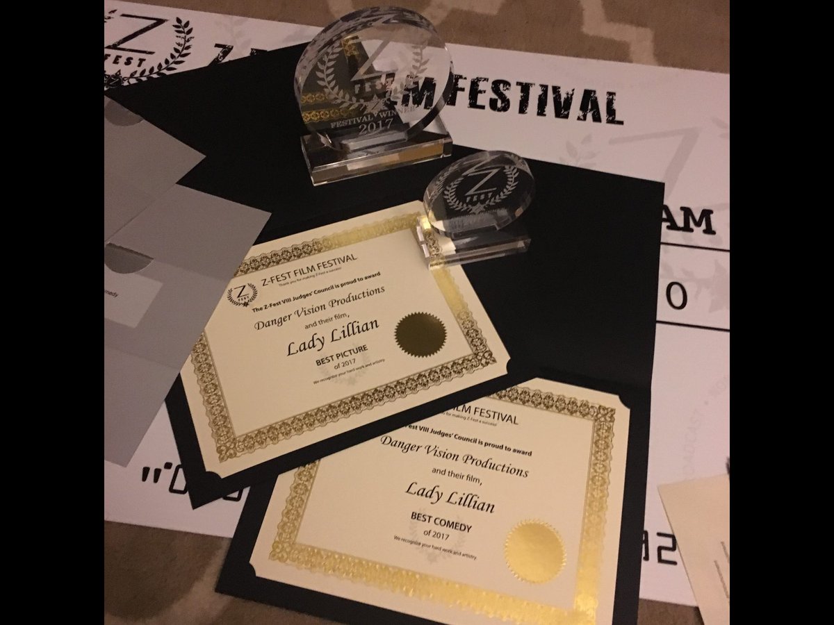 StephenLetnes's tweet photo. Our #Awards #schwagg for @ZFestFilmFest #Director #AmberDangerJohnson put together a terrific & #professional #team https://t.co/FuCGT199DF