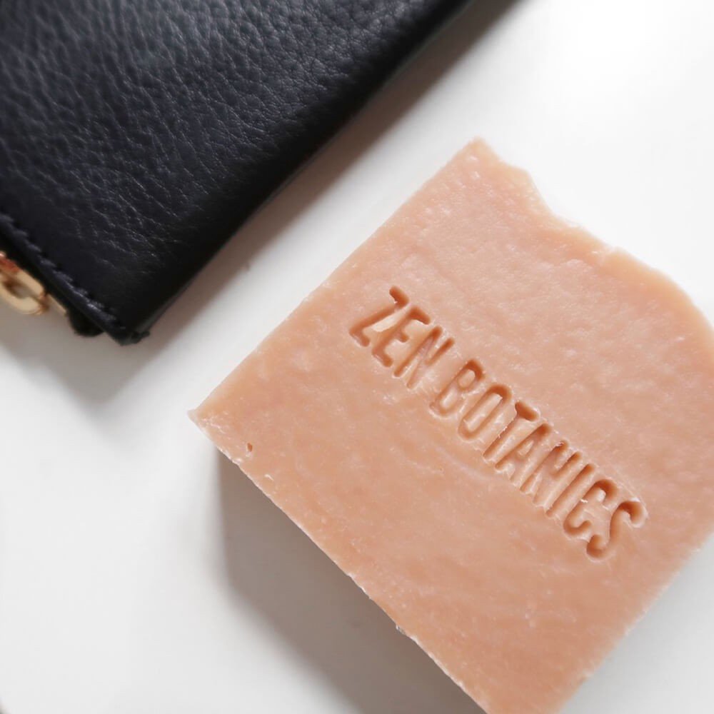 A #Handmade Soap with a feminine scent with French Pink Clay to help remove toxins and impurities! upcyclestudio.com.au/zen-botanics-p… #ZenBotanics #Eco