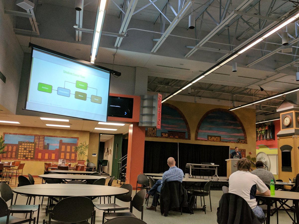 jptacek's tweet image. @pepopowitz  is giving a great talk at #newcodecamp on React