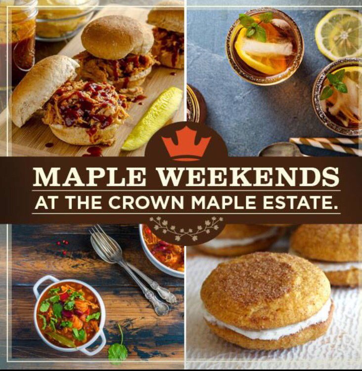 crownmaple's tweet photo. Maple weekends Saturday & Sunday 10am-5pm. Free samples maple syrups #mapleweekends #hudsonvalley #estateproduced #explore #learn #familyfun https://t.co/7NEdtqGOTd