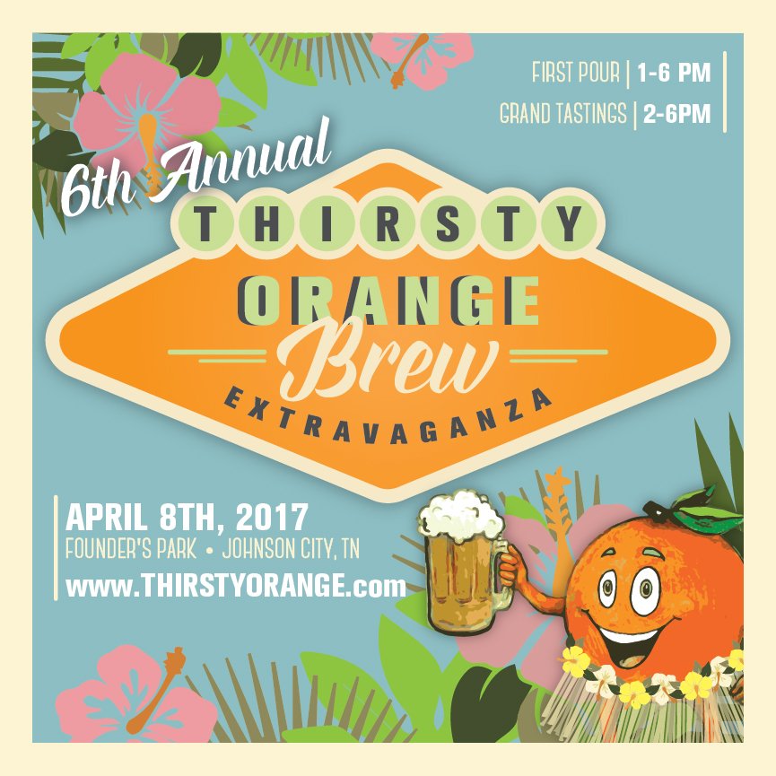 BrewlyNotedBeer's tweet photo. Tomorrow the cost of a ticket to @ThirstyOrange goes up by $5! Buy today to save enough $ for a #craftbeer! https://t.co/S4BpHq2j7G https://t.co/xD3G7wrlcK