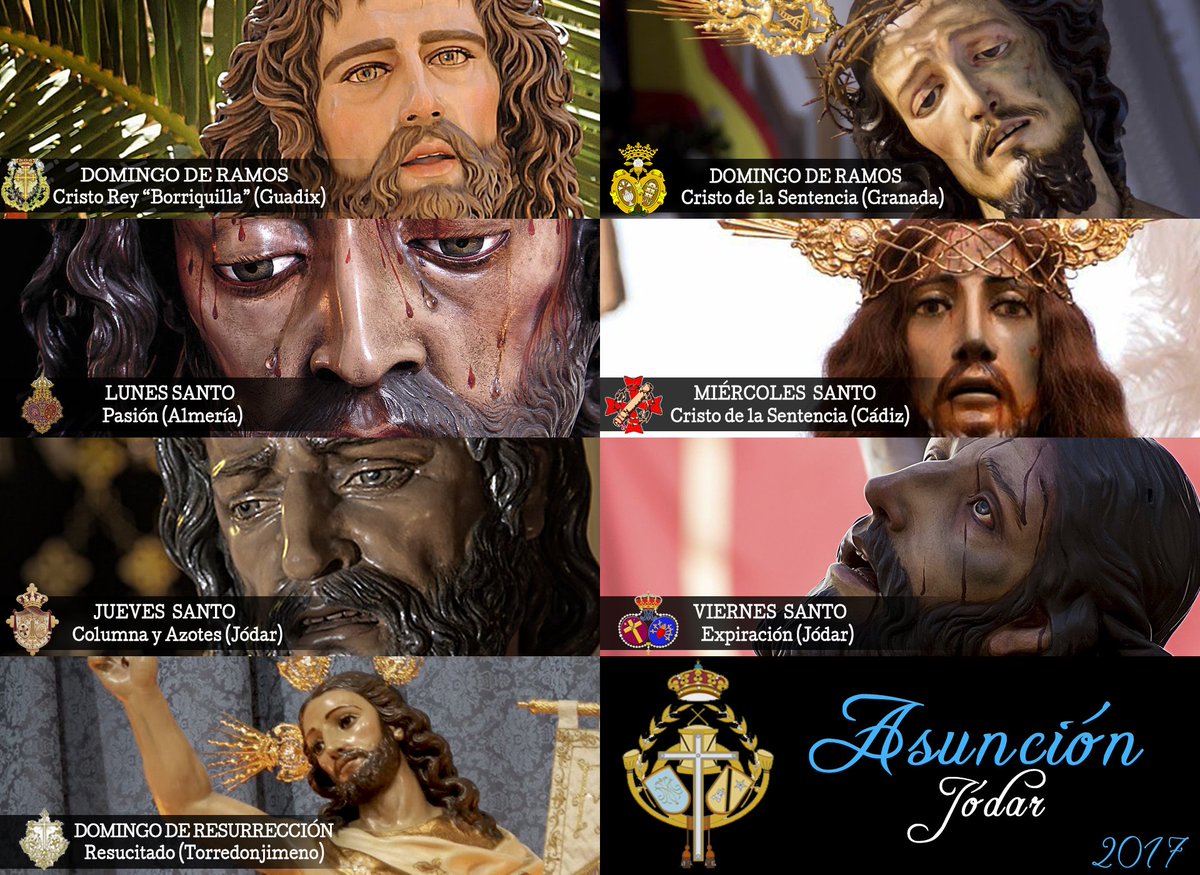 Semana Santa 2017 <a href="/SentenciaGR/">Sentencia y Maravillas</a> <a href="/SentenciaCadiz/">Cofradía de la Sentencia</a> <a href="/Borriquillaacci/">Borriquilla Guadix</a> <a href="/PasionAlmeria/">Hermandad de Pasión</a> <a href="/_Resurreccion/">LasNoches</a> <a href="/lacolumnajodar/">aj</a> @ExpiracionJodar